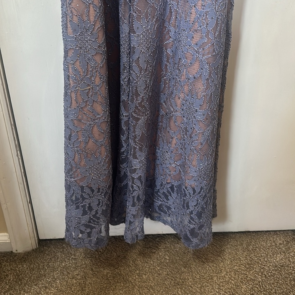 City studio blue sparkling lace gown/dress - Picture 9 of 15